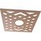 Ekena Millwork Chevron Wood Fretwork Pierced Ceiling Medallion, Wood (Paint Grade), 32"OD x 8 1/4"ID x 3/8"T CMWP32X32X0375CHMF - alternate 5
